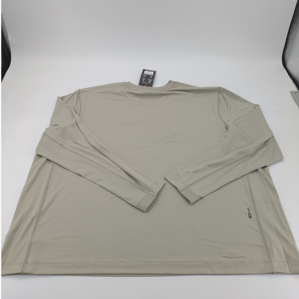 Alaskan Hardgear AKHG Duluth Trading Co Stream Shirt Size 3XL Beige UPF 50 NWT - Picture 2 of 10
